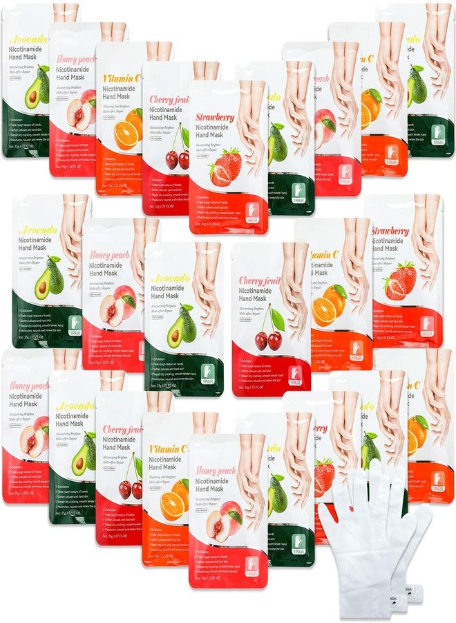 Swiffen 48 Pcs Fruits Beauty Hand Mask Bulk Hydrating Hand Moisturizing Gloves Mask for Spa Kit Skincare Gift Beauty Kits for Women - Image 1